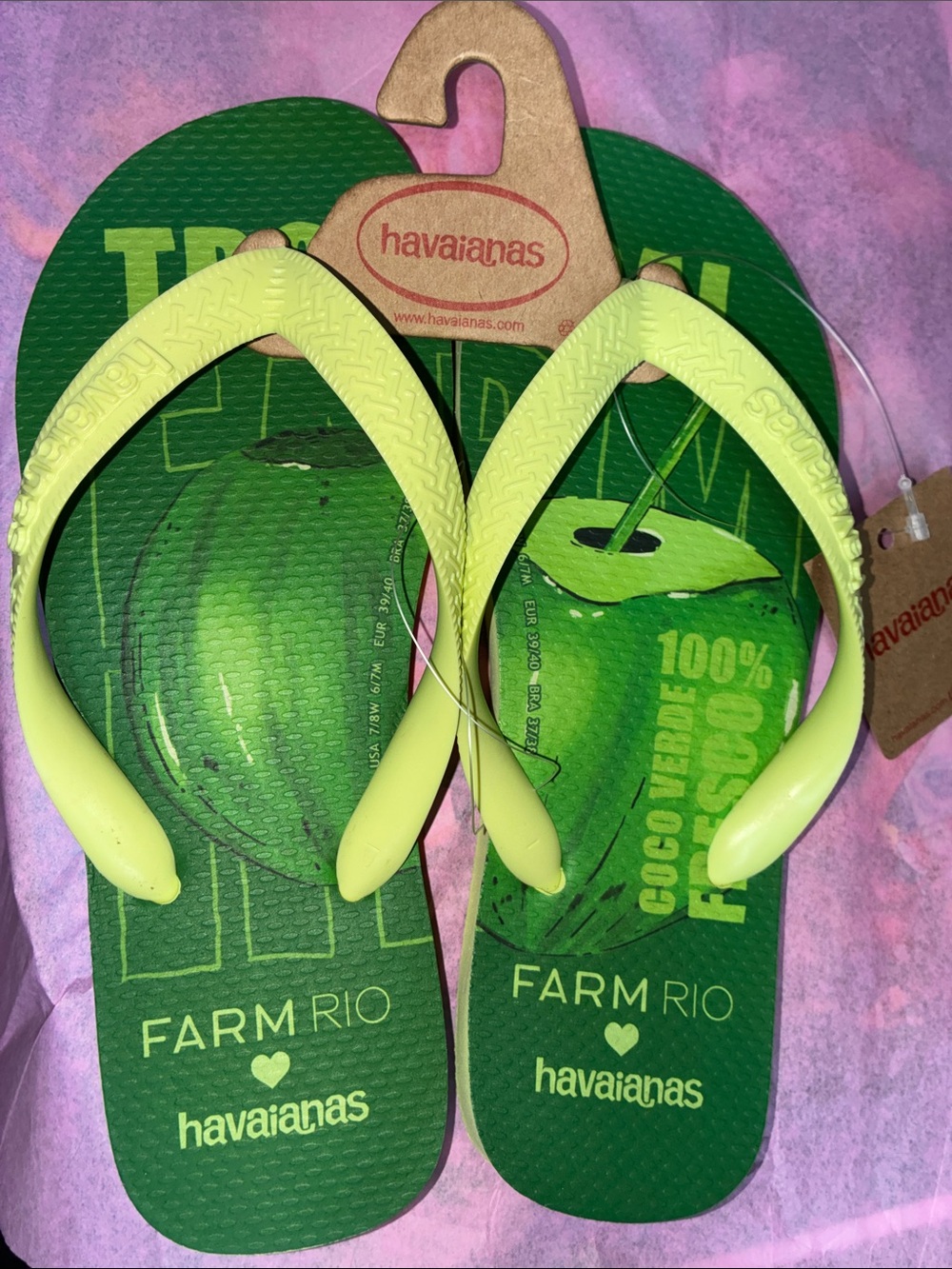 Farm Rio X Havaianas Tropical sandals